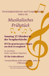 Musikalisches Frühstück, 27. Oktober 2025